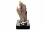 Tall, Amethyst Stalactite Formation With Wood Base - Uruguay #121354-1